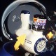 1pc Space Astronaut Design Bubble Machine Handheld Fully Automatic Bubble Gun Toy For Children 1pc Space Astronaut Design Bubble Machine Handheld Fully Automatic Bubble Gun Toy For Children