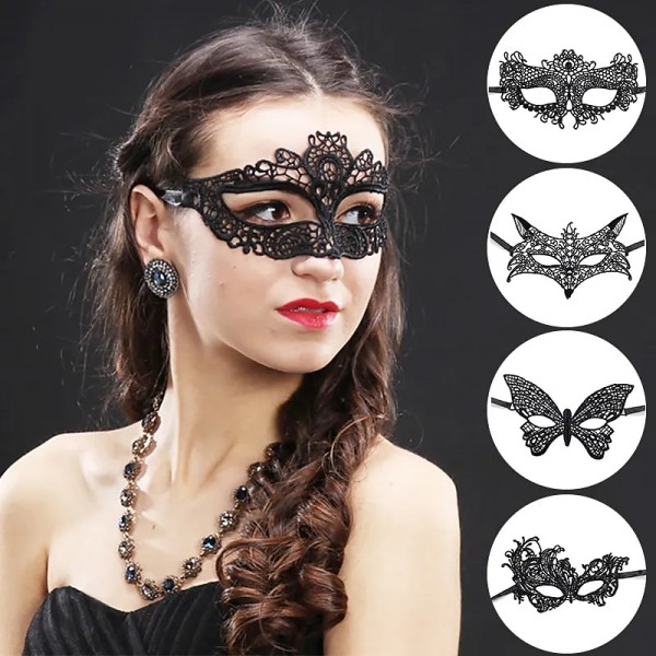 2023 HOT SALES Women Hollow Mask Sexy Cosplay Lace Masquerade Eye Mask Lingerie Cosplay Accessories Gothic Fetish 2PCS 2023 HOT SALES Women Hollow Mask Sexy Cosplay Lace Masquerade Eye Mask Lingerie Cosplay Accessories Gothic Fetish 2PCS