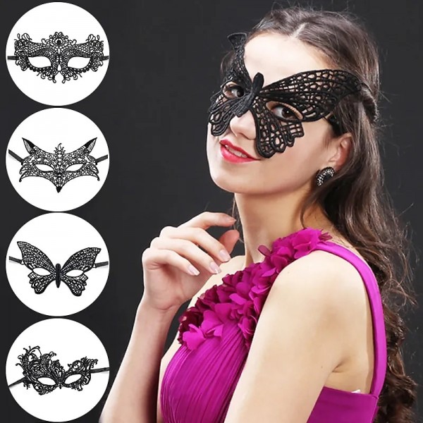 2023 HOT SALES Women Hollow Mask Sexy Cosplay Lace Masquerade Eye Mask Lingerie Cosplay Accessories Gothic Fetish 2PCS 2023 HOT SALES Women Hollow Mask Sexy Cosplay Lace Masquerade Eye Mask Lingerie Cosplay Accessories Gothic Fetish 2PCS