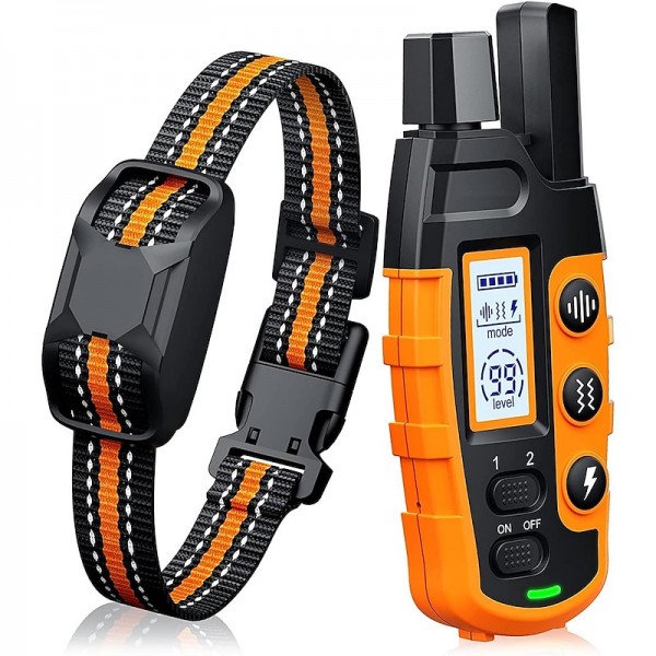 3300Ft Dog Training Collar with Remote for Small Medium Large Dogs Rechargeable Waterproof E Collar with Beep (1-8) Vibration(1-16) Safe Shock(1-99) 3300Ft Dog Training Collar with Remote for Small Medium Large Dogs Rechargeable Waterproof E Collar with Beep (1-8) Vibration(1-16) Safe Shock(1-99)
