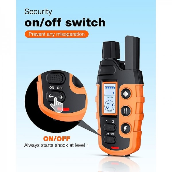3300Ft Dog Training Collar with Remote for Small Medium Large Dogs Rechargeable Waterproof E Collar with Beep (1-8) Vibration(1-16) Safe Shock(1-99) 3300Ft Dog Training Collar with Remote for Small Medium Large Dogs Rechargeable Waterproof E Collar with Beep (1-8) Vibration(1-16) Safe Shock(1-99)