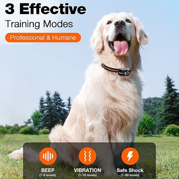 3300Ft Dog Training Collar with Remote for Small Medium Large Dogs Rechargeable Waterproof E Collar with Beep (1-8) Vibration(1-16) Safe Shock(1-99) 3300Ft Dog Training Collar with Remote for Small Medium Large Dogs Rechargeable Waterproof E Collar with Beep (1-8) Vibration(1-16) Safe Shock(1-99)