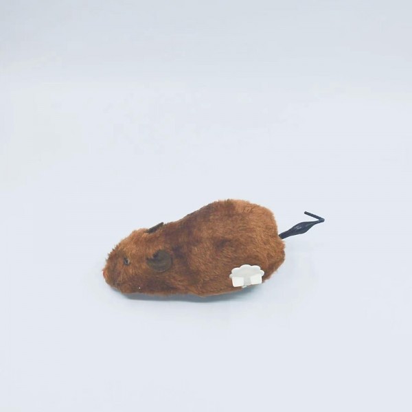 Interactive Cat Toy: 1pc Wind-Up Plush Mouse - Stimulate Your Cat's Natural Instincts! Interactive Cat Toy: 1pc Wind-Up Plush Mouse - Stimulate Your Cat's Natural Instincts!