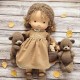Cotton Body Waldorf Doll Doll Artist Handmade Mini Dress-Up Doll Diy Halloween Gift Box Packaging Blessing(excluding small animal accessories) Cotton Body Waldorf Doll Doll Artist Handmade Mini Dress-Up Doll Diy Halloween Gift Box Packaging Blessing(excluding small animal accessories)