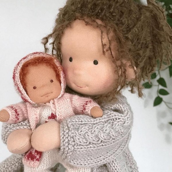 Cotton Body Waldorf Doll Doll Artist Handmade Mini Dress-Up Doll Diy Halloween Gift Box Packaging Blessing(excluding small animal accessories) Cotton Body Waldorf Doll Doll Artist Handmade Mini Dress-Up Doll Diy Halloween Gift Box Packaging Blessing(excluding small animal accessories)