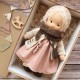 Cotton Body Waldorf Doll Doll Artist Handmade Mini Dress-Up Doll Diy Halloween Gift Box Packaging Blessing(excluding small animal accessories) Cotton Body Waldorf Doll Doll Artist Handmade Mini Dress-Up Doll Diy Halloween Gift Box Packaging Blessing(excluding small animal accessories)