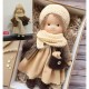 Cotton Body Waldorf Doll Doll Artist Handmade Mini Dress-Up Doll Diy Halloween Gift Box Packaging Blessing(excluding small animal accessories) Cotton Body Waldorf Doll Doll Artist Handmade Mini Dress-Up Doll Diy Halloween Gift Box Packaging Blessing(excluding small animal accessories)