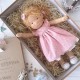 Cotton Body Waldorf Doll Doll Artist Handmade Mini Dress-Up Doll Diy Halloween Gift Box Packaging Blessing(excluding small animal accessories) Cotton Body Waldorf Doll Doll Artist Handmade Mini Dress-Up Doll Diy Halloween Gift Box Packaging Blessing(excluding small animal accessories)