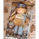 Cotton Body Waldorf Doll Doll Artist Handmade Mini Dress-Up Doll Diy Halloween Gift Box Packaging Blessing(excluding small animal accessories) Cotton Body Waldorf Doll Doll Artist Handmade Mini Dress-Up Doll Diy Halloween Gift Box Packaging Blessing(excluding small animal accessories)