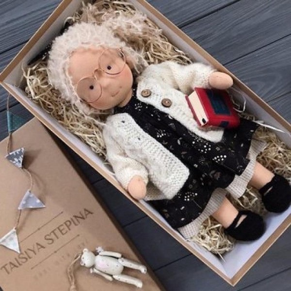 Cotton Body Waldorf Doll Doll Artist Handmade Mini Dress-Up Doll Diy Halloween Gift Box Packaging Blessing(excluding small animal accessories) Cotton Body Waldorf Doll Doll Artist Handmade Mini Dress-Up Doll Diy Halloween Gift Box Packaging Blessing(excluding small animal accessories)