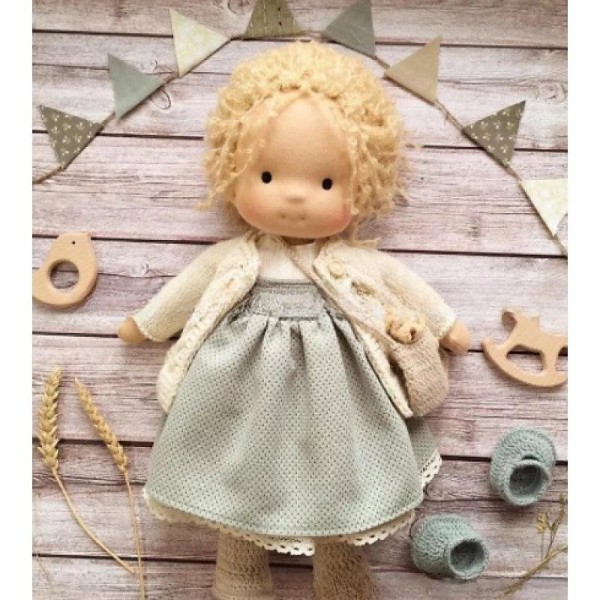 Cotton Body Waldorf Doll Doll Artist Handmade Mini Dress-Up Doll Diy Halloween Gift Box Packaging Blessing(excluding small animal accessories) Cotton Body Waldorf Doll Doll Artist Handmade Mini Dress-Up Doll Diy Halloween Gift Box Packaging Blessing(excluding small animal accessories)