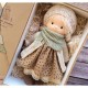 Cotton Body Waldorf Doll Doll Artist Handmade Mini Dress-Up Doll Diy Halloween Gift Box Packaging Blessing(excluding small animal accessories) Cotton Body Waldorf Doll Doll Artist Handmade Mini Dress-Up Doll Diy Halloween Gift Box Packaging Blessing(excluding small animal accessories)