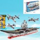 Compatible With Military Aircraft Carrier Destroyer Small Particle Puzzle Assembly Children's Toy Building Block Gift Box Compatible With Military Aircraft Carrier Destroyer Small Particle Puzzle Assembly Children's Toy Building Block Gift Box
