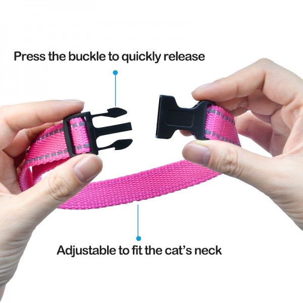 Pink Cat Stop Barkfor Cats Prevent Meowing 5 Levels of Progressive Training - Safe & Reflective Pink Cat Stop Barkfor Cats Prevent Meowing 5 Levels of Progressive Training - Safe & Reflective