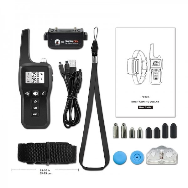 Dog training collar three training modes beep vibration electric shock 3600Ft Control Range suitable for large medium and small dogs IPX7 Waterproof comes with a flashlight Dog training collar three training modes beep vibration electric shock 3600Ft Control Range suitable for large medium and small dogs IPX7 Waterproof comes with a flashlight