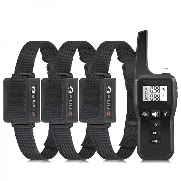 Dog training collar three training modes beep vibration electric shock 3600Ft Control Range suitable for large medium and small dogs IPX7 Waterproof comes with a flashlight Dog training collar three training modes beep vibration electric shock 3600Ft Control Range suitable for large medium and small dogs IPX7 Waterproof comes with a flashlight