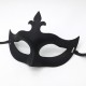 Halloween Ball Party Mask Retro Prince Flat Head Mask Antique Bronze Half Face Mask Black Decorative Men's and Women's Halloween Ball Party Mask Retro Prince Flat Head Mask Antique Bronze Half Face Mask Black Decorative Men's and Women's