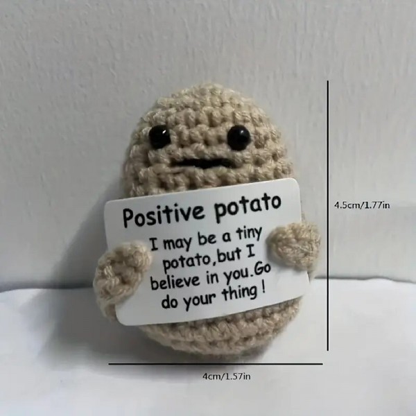 A Handmade Yarn 7cm Potato Funny Potato Emoticon Bag Handmade Hook Woven Hanging Buckle Pendant Cute And Playful A Handmade Yarn 7cm Potato Funny Potato Emoticon Bag Handmade Hook Woven Hanging Buckle Pendant Cute And Playful