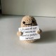 A Handmade Yarn 7cm Potato Funny Potato Emoticon Bag Handmade Hook Woven Hanging Buckle Pendant Cute And Playful A Handmade Yarn 7cm Potato Funny Potato Emoticon Bag Handmade Hook Woven Hanging Buckle Pendant Cute And Playful