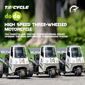 Cross Border 116 Tricycle Spray Remote Control Vehicle Drift Off-road Vehicle Children&#039;s Toy Car Remote Control Tricycle