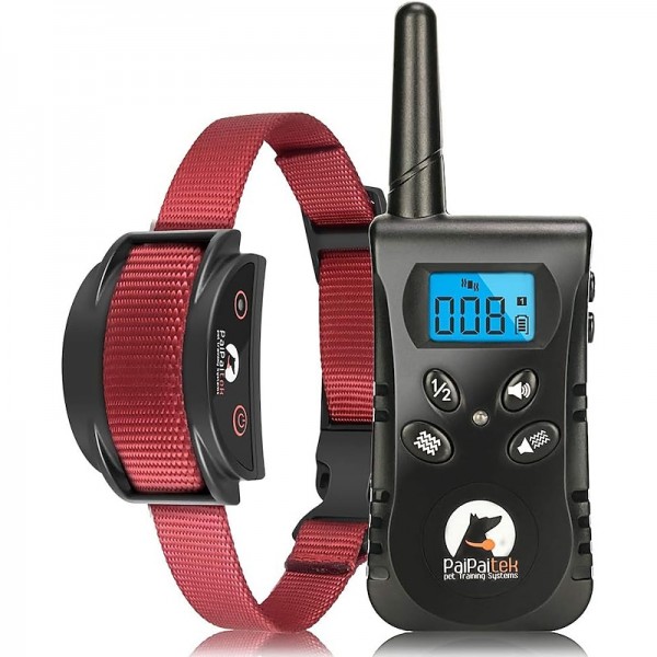 Paipaitek No Shock Dog Training Collar Rechargeable & Waterproof No Shock Dog Collar with Remote Up to 1600Ft Remote Range Suitable for deaf dogs used to attract their attention Paipaitek No Shock Dog Training Collar Rechargeable & Waterproof No Shock Dog Collar with Remote Up to 1600Ft Remote Range Suitable for deaf dogs used to attract their attention