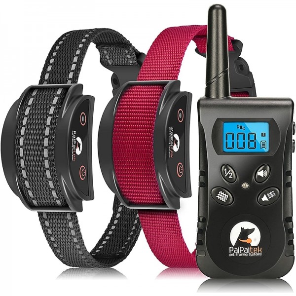 Paipaitek No Shock Dog Training Collar Rechargeable & Waterproof No Shock Dog Collar with Remote Up to 1600Ft Remote Range Suitable for deaf dogs used to attract their attention Paipaitek No Shock Dog Training Collar Rechargeable & Waterproof No Shock Dog Collar with Remote Up to 1600Ft Remote Range Suitable for deaf dogs used to attract their attention