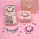 Charm Bracelet Making Kit - Girls DIY Beaded Jewelry Making Kit, Unicorn & Mermaid Gifts Toys Crafts For Girls Birthday Gift, Festival, New Year With Pink Birthday Gift Box Charm Bracelet Making Kit - Girls DIY Beaded Jewelry Making Kit, Unicorn & Mermaid Gifts Toys Crafts For Girls Birthday Gift, Festival, New Year With Pink Birthday Gift Box