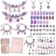 Charm Bracelet Making Kit - Girls DIY Beaded Jewelry Making Kit, Unicorn & Mermaid Gifts Toys Crafts For Girls Birthday Gift, Festival, New Year With Pink Birthday Gift Box Charm Bracelet Making Kit - Girls DIY Beaded Jewelry Making Kit, Unicorn & Mermaid Gifts Toys Crafts For Girls Birthday Gift, Festival, New Year With Pink Birthday Gift Box