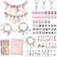 Charm Bracelet Making Kit - Girls DIY Beaded Jewelry Making Kit, Unicorn & Mermaid Gifts Toys Crafts For Girls Birthday Gift, Festival, New Year With Pink Birthday Gift Box Charm Bracelet Making Kit - Girls DIY Beaded Jewelry Making Kit, Unicorn & Mermaid Gifts Toys Crafts For Girls Birthday Gift, Festival, New Year With Pink Birthday Gift Box