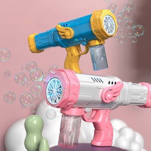 Explosive fireworks bubble machine children&#039;s hand-held wedding bubble gun automatic electric watertight boys and girls toys