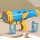 Explosive fireworks bubble machine children&#039;s hand-held wedding bubble gun automatic electric watertight boys and girls toys