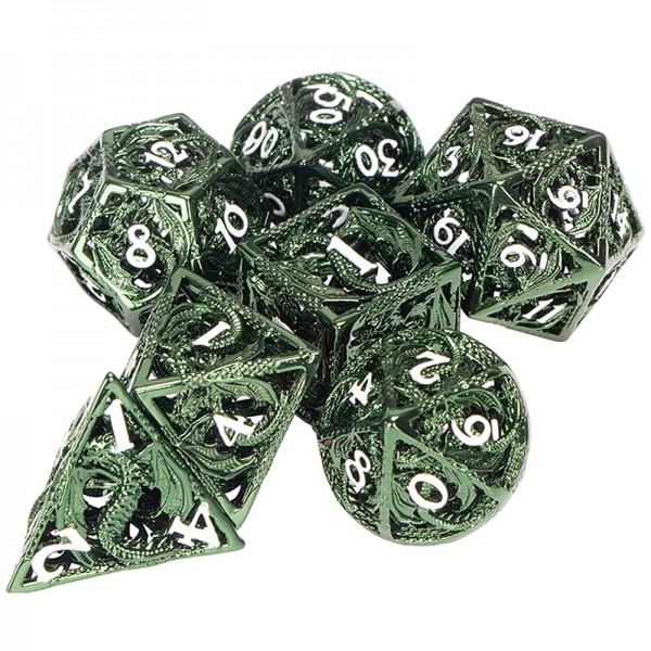 Cthulhu Metal Hollow out Dragon Dice DND Dragon and Dungeon Running Group Board Game Multi sided Numbers Cthulhu Metal Hollow out Dragon Dice DND Dragon and Dungeon Running Group Board Game Multi sided Numbers
