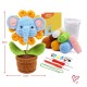 Crochet Kit for Beginners, Crocheting Animals Kits w Step-by-Step Video Tutorials, Knitting Starter Pack for Adults and Kids Handmade DIY Knitted Wool with Deer Doll Hook Music Material Bag Crochet Kit for Beginners, Crocheting Animals Kits w Step-by-Step Video Tutorials, Knitting Starter Pack for Adults and Kids Handmade DIY Knitted Wool with Deer Doll Hook Music Material Bag