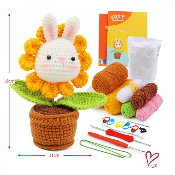 Crochet Kit for Beginners, Crocheting Animals Kits w Step-by-Step Video Tutorials, Knitting Starter Pack for Adults and Kids Handmade DIY Knitted Wool with Deer Doll Hook Music Material Bag Crochet Kit for Beginners, Crocheting Animals Kits w Step-by-Step Video Tutorials, Knitting Starter Pack for Adults and Kids Handmade DIY Knitted Wool with Deer Doll Hook Music Material Bag