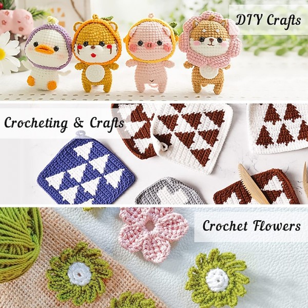 Crochet Kit for Beginners, Beginner Crochet Starter Kit with Video Tutorials, Beginner Crochet Kit for Adults Kids, Knitting Kit for Beginners Crochet Kit for Beginners, Beginner Crochet Starter Kit with Video Tutorials, Beginner Crochet Kit for Adults Kids, Knitting Kit for Beginners