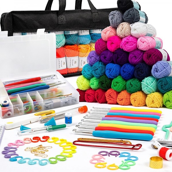 Crochet Kit for Beginners, Beginner Crochet Starter Kit with Video Tutorials, Beginner Crochet Kit for Adults Kids, Knitting Kit for Beginners Crochet Kit for Beginners, Beginner Crochet Starter Kit with Video Tutorials, Beginner Crochet Kit for Adults Kids, Knitting Kit for Beginners