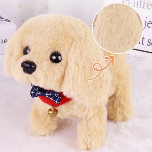 Interactive Plush Puppy Toy– Battery Operated Dog That Walks, Barks , Soft and Snuggly Fur, Stuffed Animal Robot