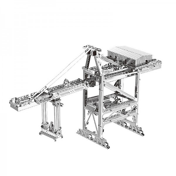 Aipin 3D Metal Assembly Model DIY Jigsaw Engineering Vehicle Leader Nose COE Truck Loader Crane Aipin 3D Metal Assembly Model DIY Jigsaw Engineering Vehicle Leader Nose COE Truck Loader Crane