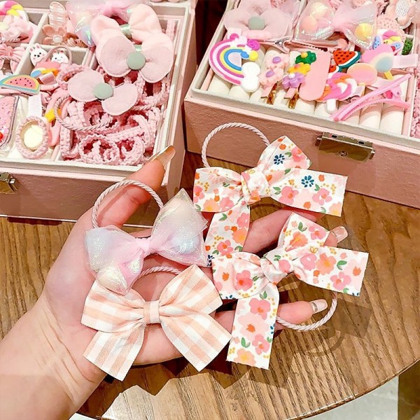 Korean Version Of Children's Pink Hair Accessories Gift Box Set Girl Princess Hair Card Girl Headwear Baby Jewelry Birthday Korean Version Of Children's Pink Hair Accessories Gift Box Set Girl Princess Hair Card Girl Headwear Baby Jewelry Birthday
