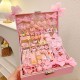 Korean Version Of Children's Pink Hair Accessories Gift Box Set Girl Princess Hair Card Girl Headwear Baby Jewelry Birthday Korean Version Of Children's Pink Hair Accessories Gift Box Set Girl Princess Hair Card Girl Headwear Baby Jewelry Birthday
