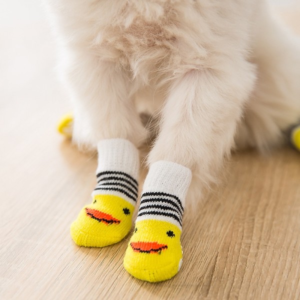 High Quality Non Slip Bottom Pet Socks Small Dog Socks Dog Foot Covers Teddy Dog Poodle Cotton Socks Set Of 4 Pieces High Quality Non Slip Bottom Pet Socks Small Dog Socks Dog Foot Covers Teddy Dog Poodle Cotton Socks Set Of 4 Pieces