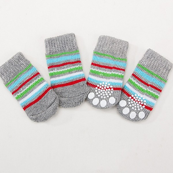 High Quality Non Slip Bottom Pet Socks Small Dog Socks Dog Foot Covers Teddy Dog Poodle Cotton Socks Set Of 4 Pieces High Quality Non Slip Bottom Pet Socks Small Dog Socks Dog Foot Covers Teddy Dog Poodle Cotton Socks Set Of 4 Pieces