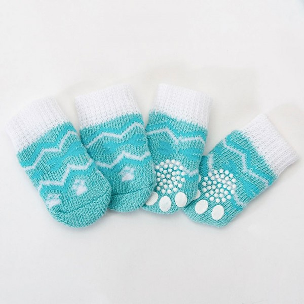 High Quality Non Slip Bottom Pet Socks Small Dog Socks Dog Foot Covers Teddy Dog Poodle Cotton Socks Set Of 4 Pieces High Quality Non Slip Bottom Pet Socks Small Dog Socks Dog Foot Covers Teddy Dog Poodle Cotton Socks Set Of 4 Pieces