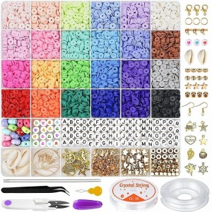 6000 Pieces of Clay Beads Soft Ceramic Pieces Soft Ceramic Beads Handmade Jewelry Bracelets DIY Accessories