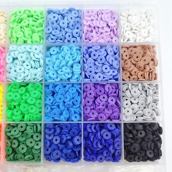 6000 Pieces of Clay Beads Soft Ceramic Pieces Soft Ceramic Beads Handmade Jewelry Bracelets DIY Accessories 6000 Pieces of Clay Beads Soft Ceramic Pieces Soft Ceramic Beads Handmade Jewelry Bracelets DIY Accessories
