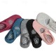 New cross band yoga socks towel bottom with glue ballet sports socks cotton cross-border YOGA SOCKS