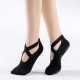 New cross band yoga socks towel bottom with glue ballet sports socks cotton cross-border YOGA SOCKS