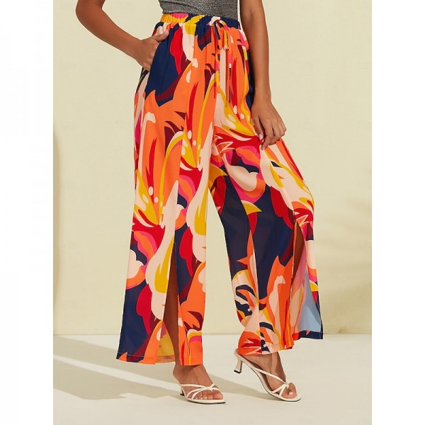 Chiffon Wide Leg Beach Pants Chiffon Wide Leg Beach Pants