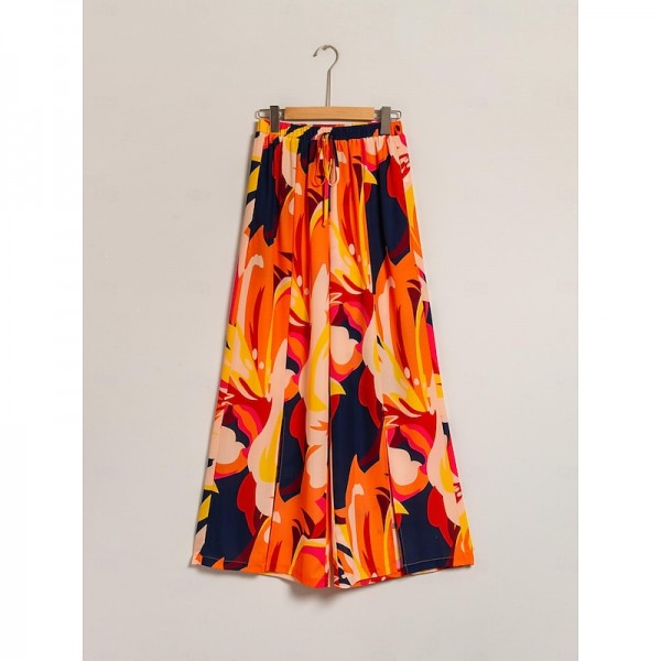 Chiffon Wide Leg Beach Pants Chiffon Wide Leg Beach Pants