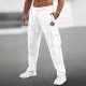 95%Cotton Men's Embroidery Sweatpants Joggers Trousers Drawstring Elastic Waist Multi Pocket Plain Comfort Breathable Casual Daily Holiday Sports Fashion Spring Summer Black White 95%Cotton Men's Embroidery Sweatpants Joggers Trousers Drawstring Elastic Waist Multi Pocket Plain Comfort Breathable Casual Daily Holiday Sports Fashion Spring Summer Black White